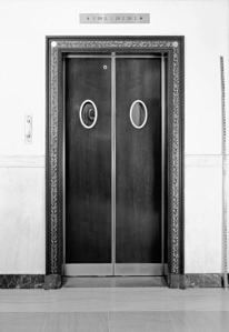 old elevator doors