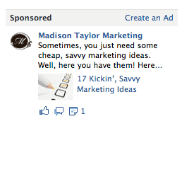 madison taylor marketing facebook post