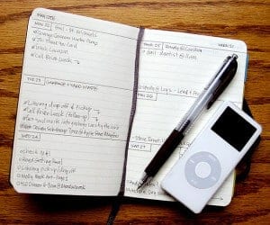 old ipod setting on notebook