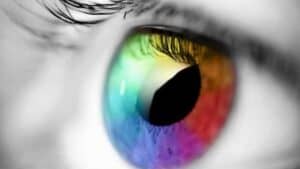 colorful eye